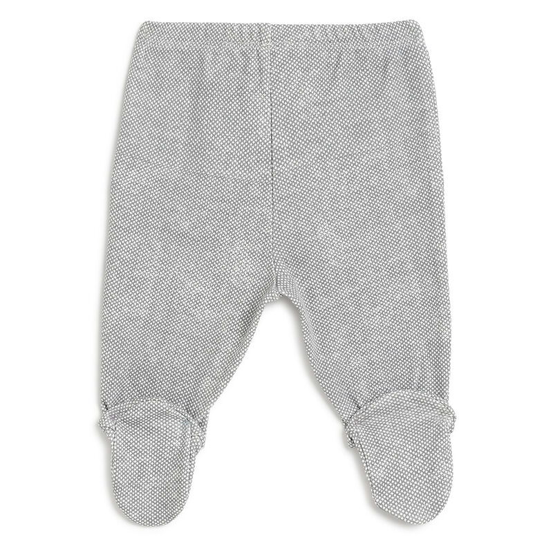 Boys Grey Printed Sweater with Leggings image number 3